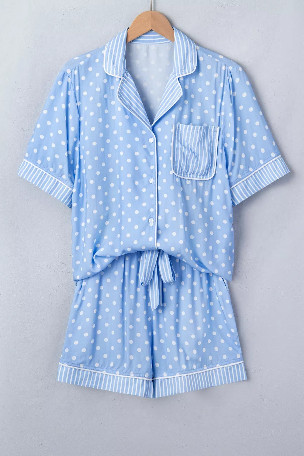 Women's Pajama Set – Dotted Print