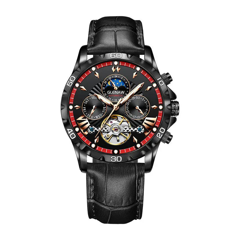 Men's Fashion Hollowed-Out Automatic Mechanical Watch Dropshipman