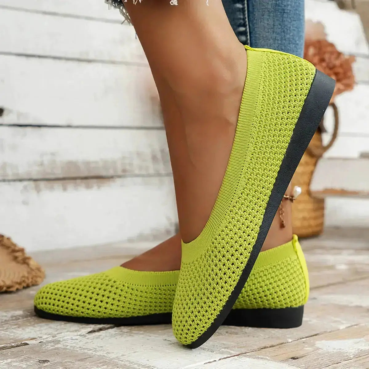 Breathable Mesh Slip-Ons for Women by Parfymia