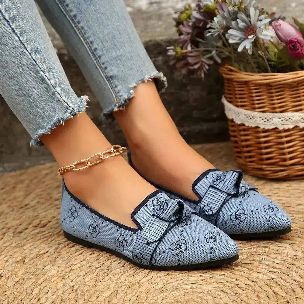 Breathable Mesh Pointed Toe Slip-Ons for Women by Parfymia