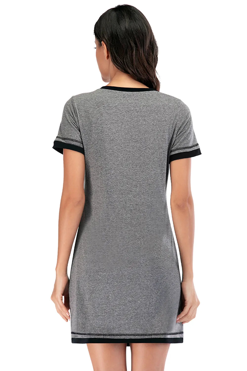 Women's Lounge Dress – Contrast Trim