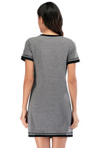 Women's Lounge Dress – Contrast Trim
