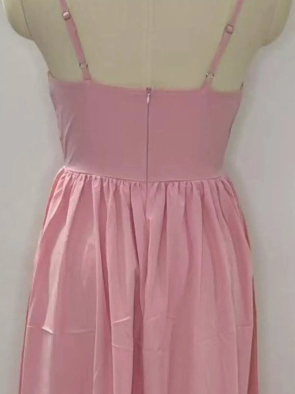 Adjustable Strap Scoop Neck Midi Dress Trendsi