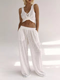 Women's Lounge Set – Wide Strap Tank & Pants