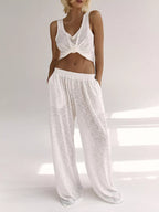 Women's Lounge Set – Wide Strap Tank & Pants