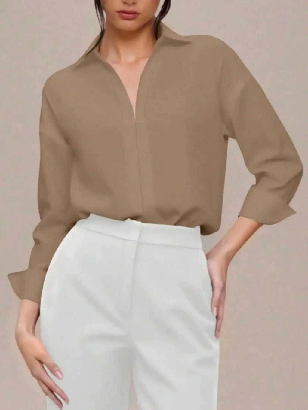 Button-Down Long Sleeve Bodysuit by Parfymia