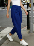 Women's Plus Size Harem Pants – Elastic Waist