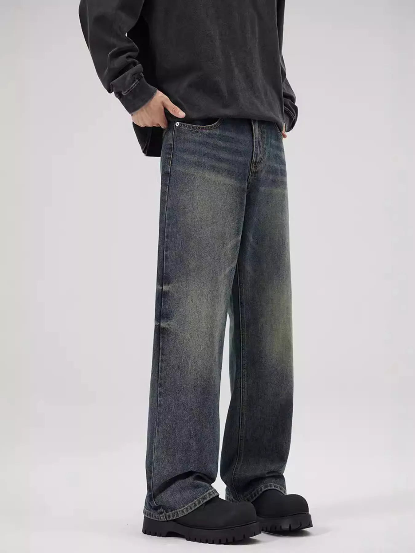 Men's Jeans – Vintage Wash Relaxed Fit