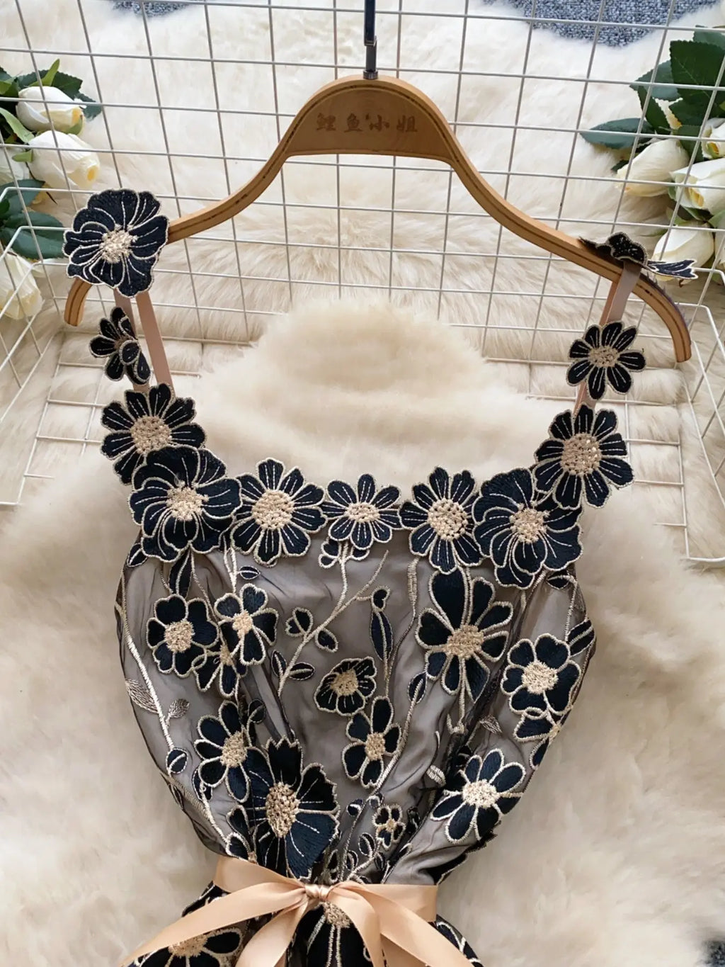 Floral Tie Waist Mini Dress Trendsi