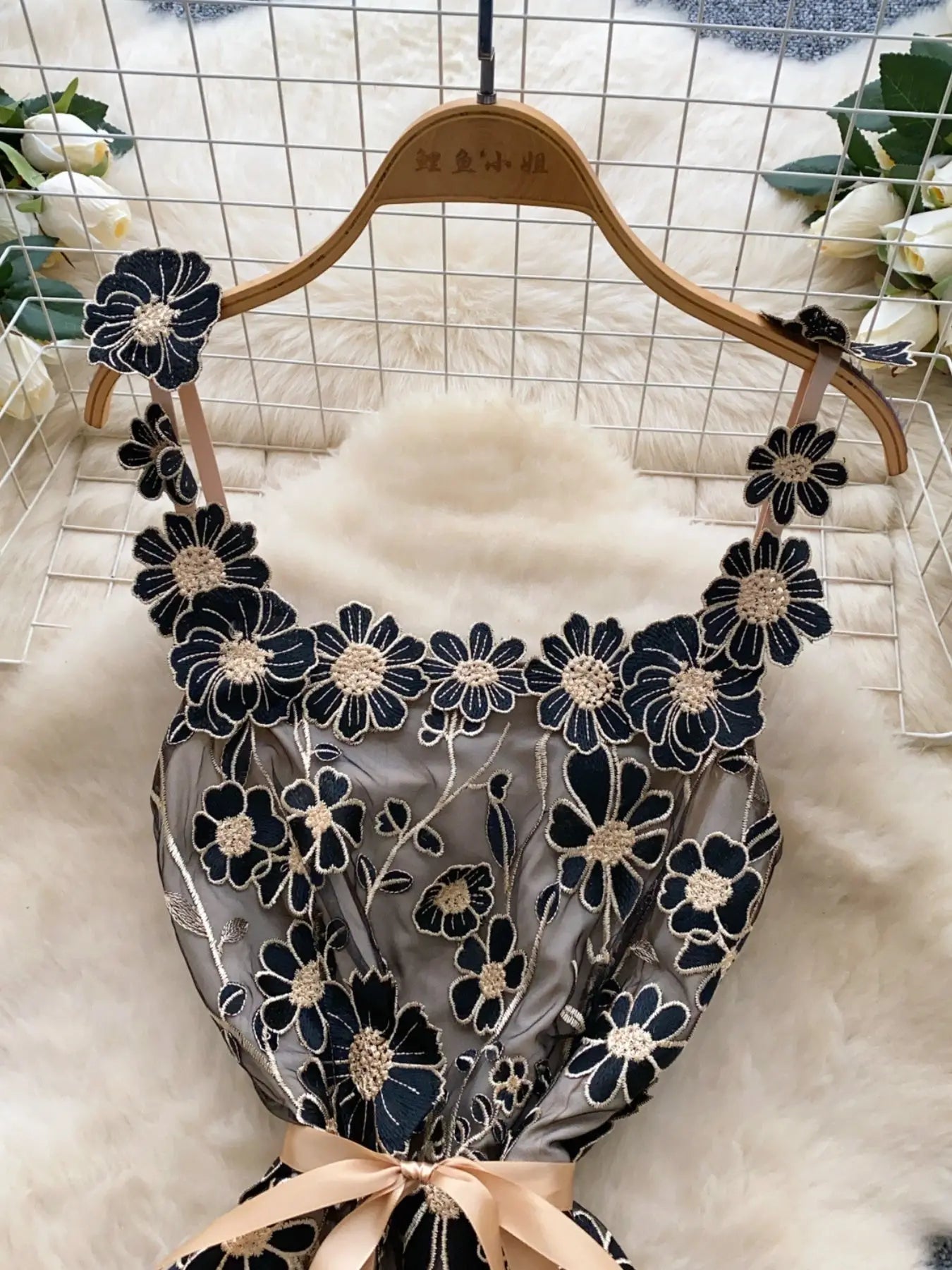 Floral Tie Waist Mini Dress Trendsi