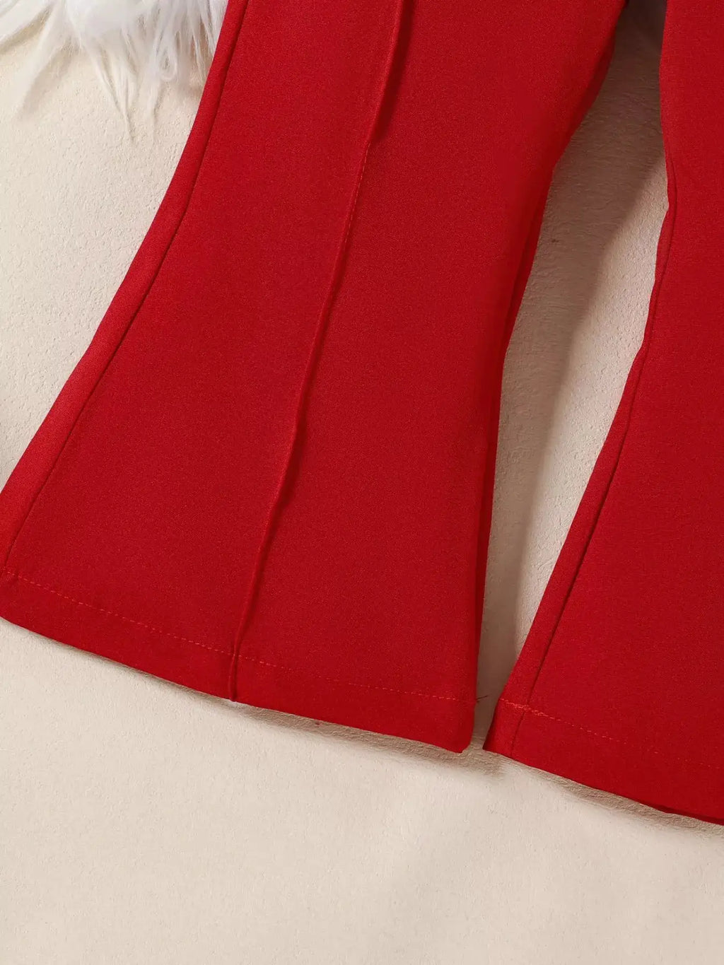 Pink Sleeveless Blazer and Flare Pants Two Piece Set for Women — Parfymia