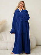 Women's Lounge Dress – Hooded Pocketed