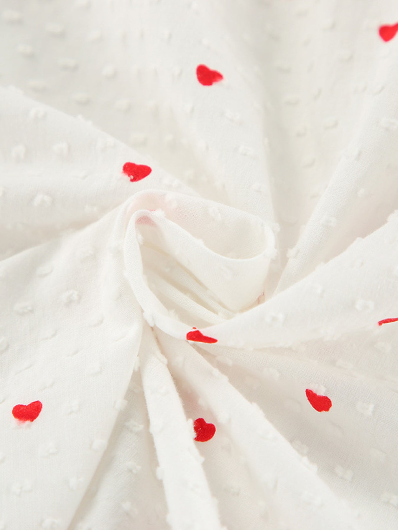 Women's Loungewear Heart Print Cotton Set
