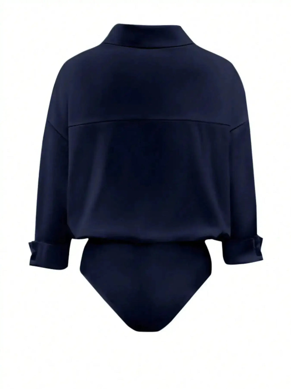 Button-Down Long Sleeve Bodysuit by Parfymia