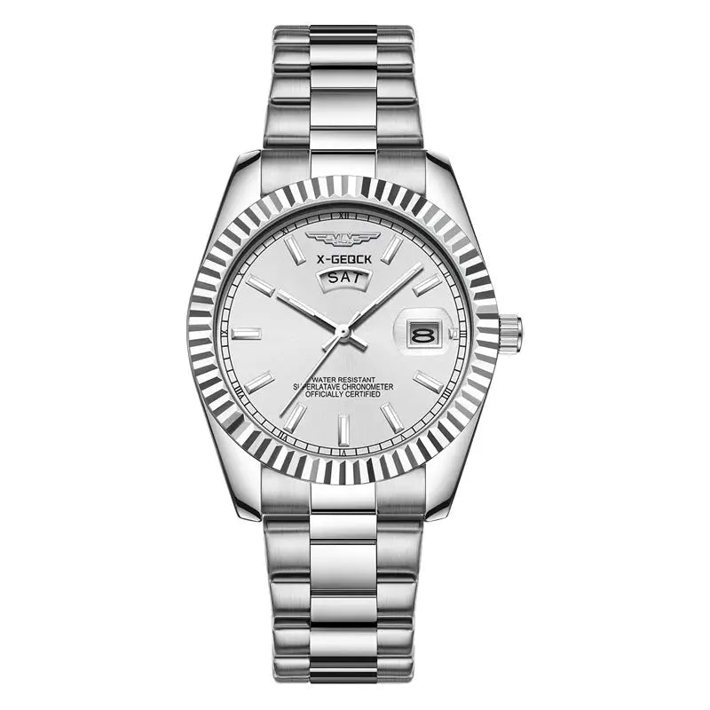 Men's Ultra-Thin Quartz Watch – Waterproof, Luminous & Sleek Dropshipman