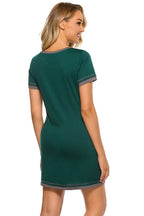Women's Lounge Dress – Contrast Trim