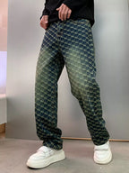 Men's Patterned Relaxed Fit Jeans