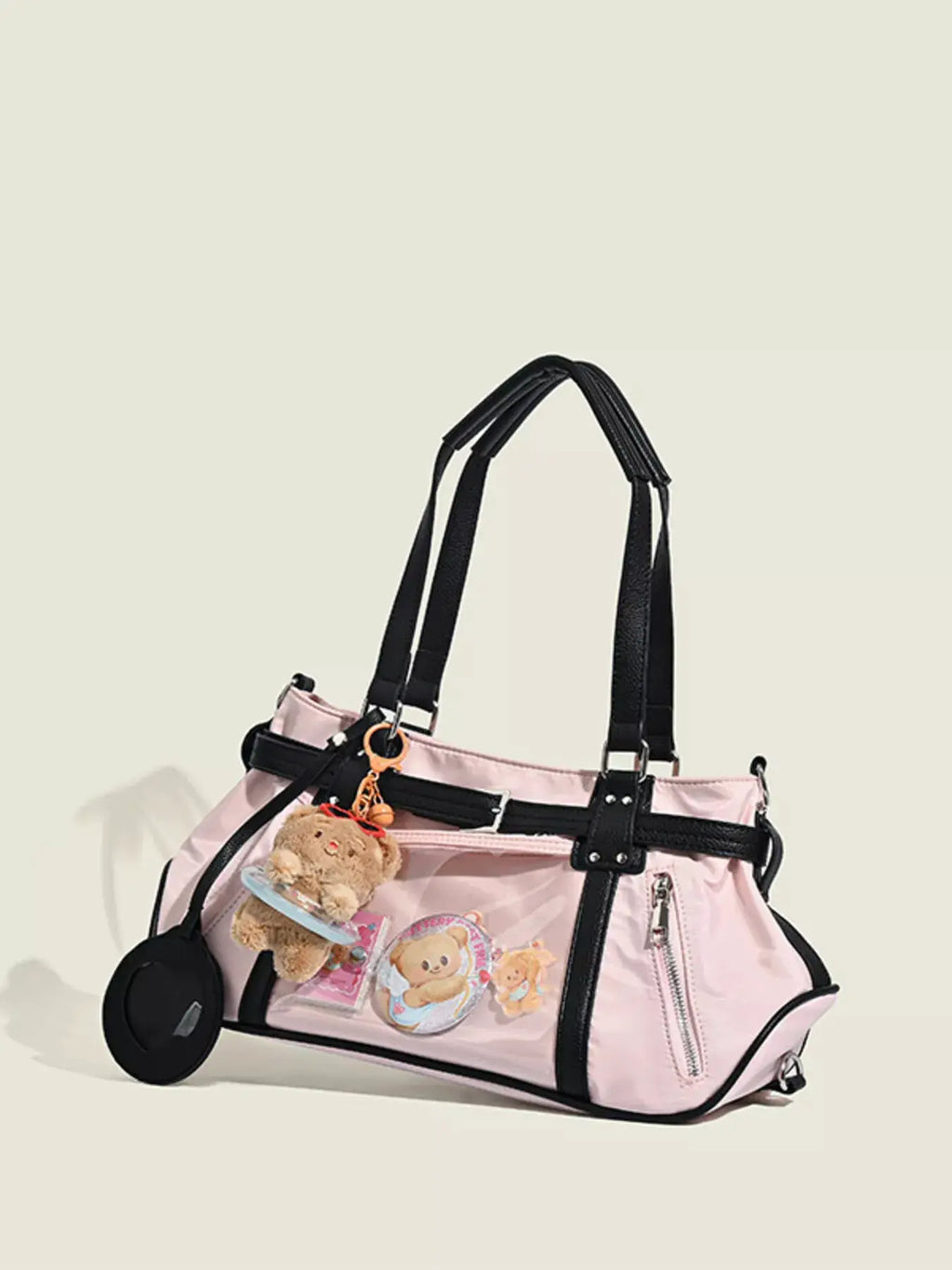 Contrast Lightweight Shoulder Bag by Trendsi