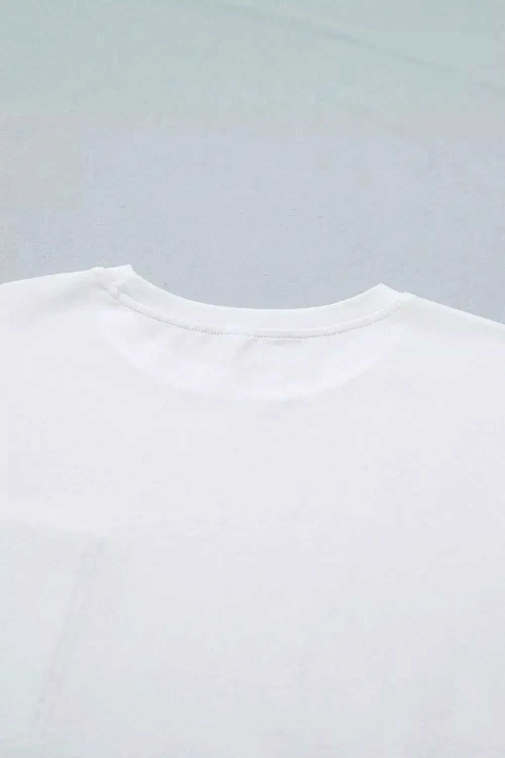 Color Block Chest Pocket Patched Casual Short Sleeve Top by Trendsi