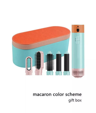 5-in-1 Interchangeable Curling Iron Wand Set