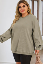 Women's Plus Size Sweatshirt – Dropped Shoulder
