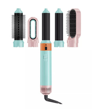 5-in-1 Interchangeable Curling Iron Wand Set