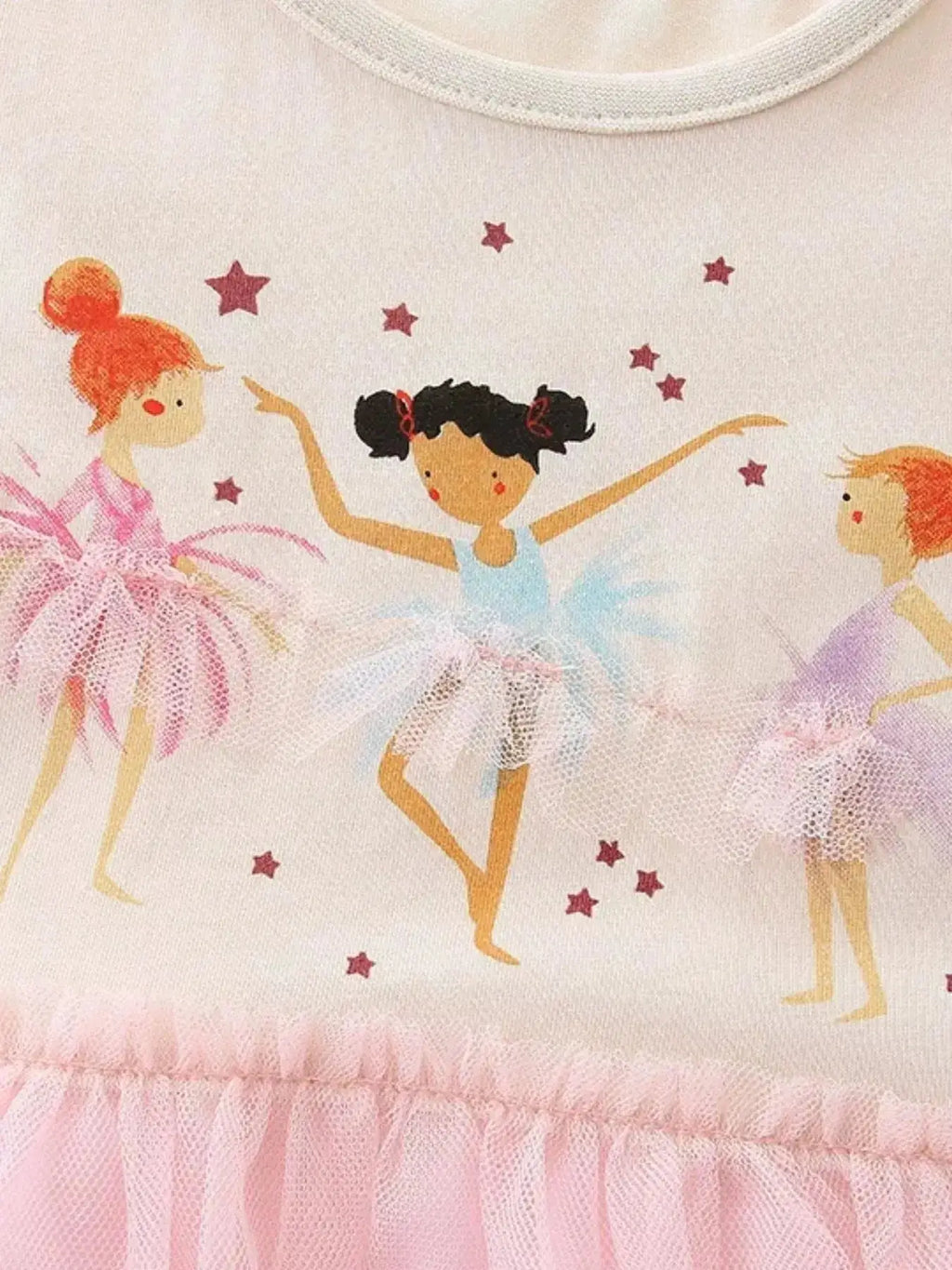 Ballerina Graphic Tulle Dress for Children by Parfymia