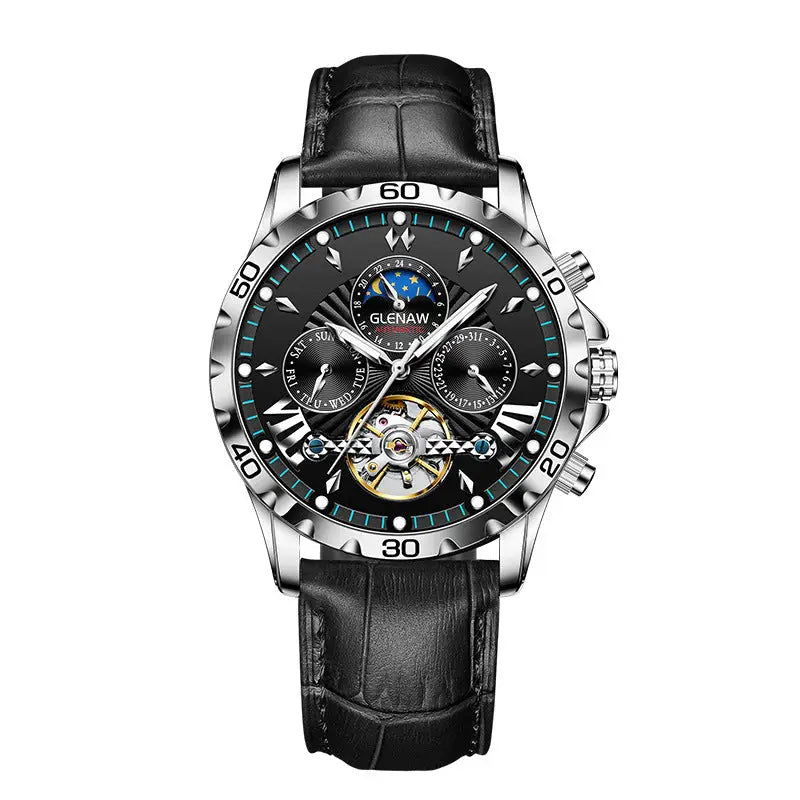 Men's Fashion Hollowed-Out Automatic Mechanical Watch Dropshipman