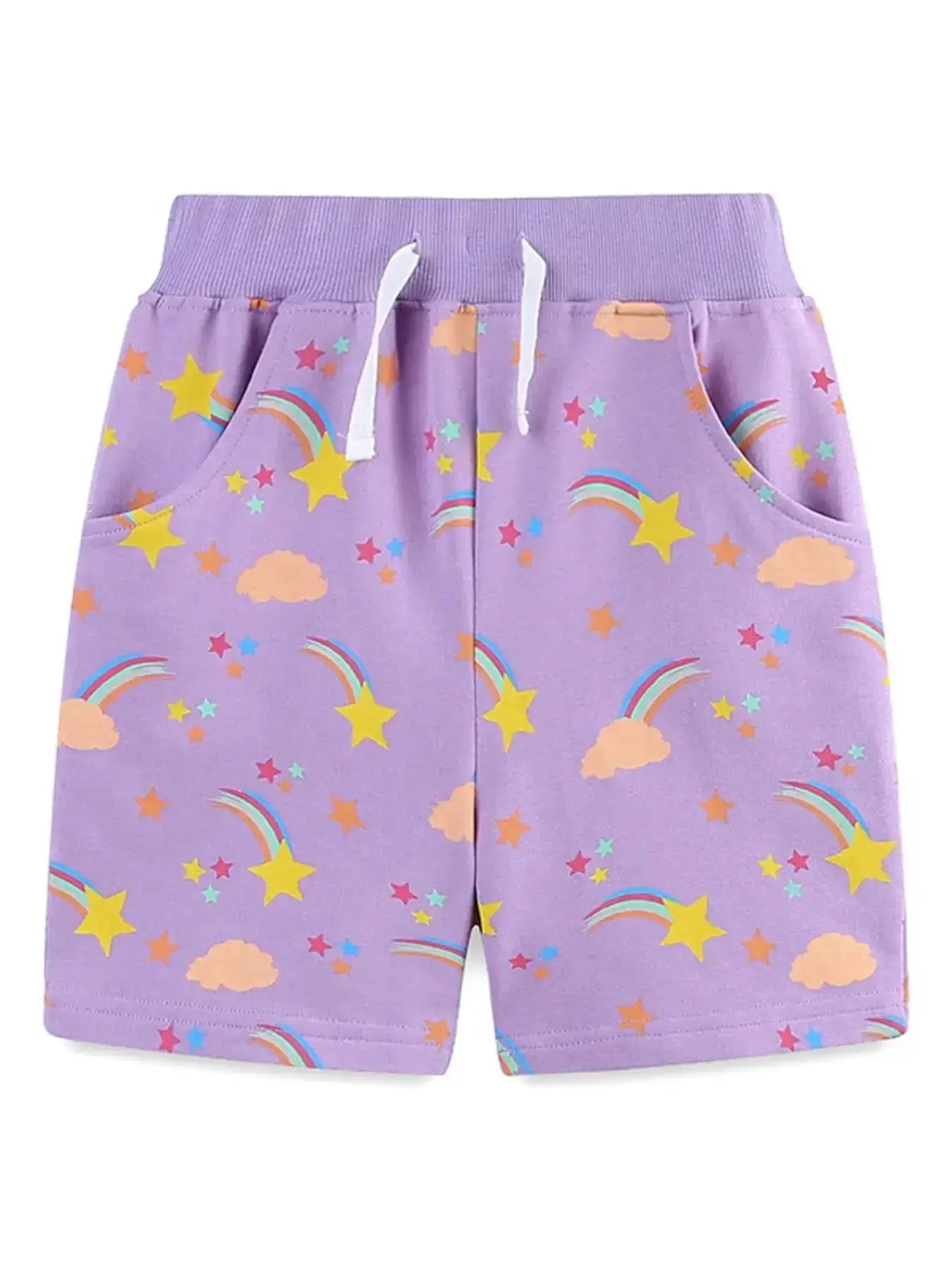 Mushroom and Butterfly Print Children's Tee and Shorts Set by Parfymia
