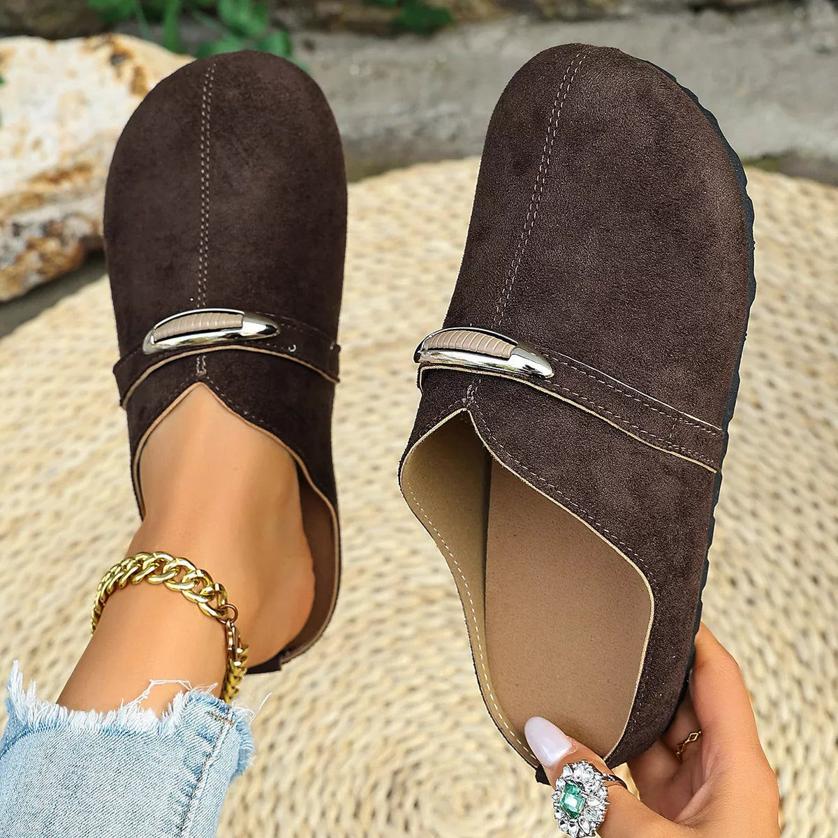 Women's Round Toe Slip-On Flats