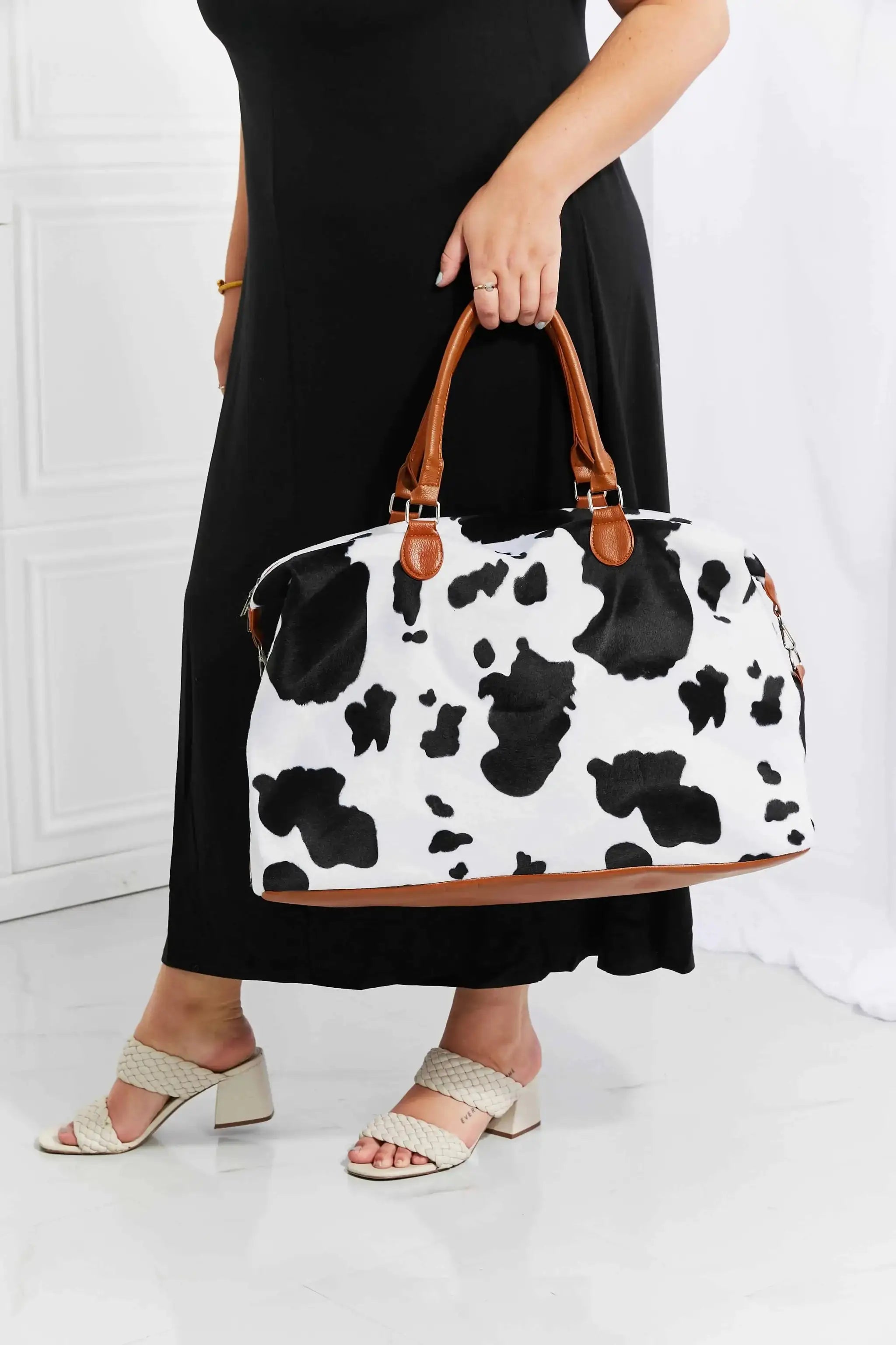Animal Print Plush Weekender Bag by Parfymia