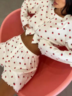 Women's Loungewear Strawberry Print Set