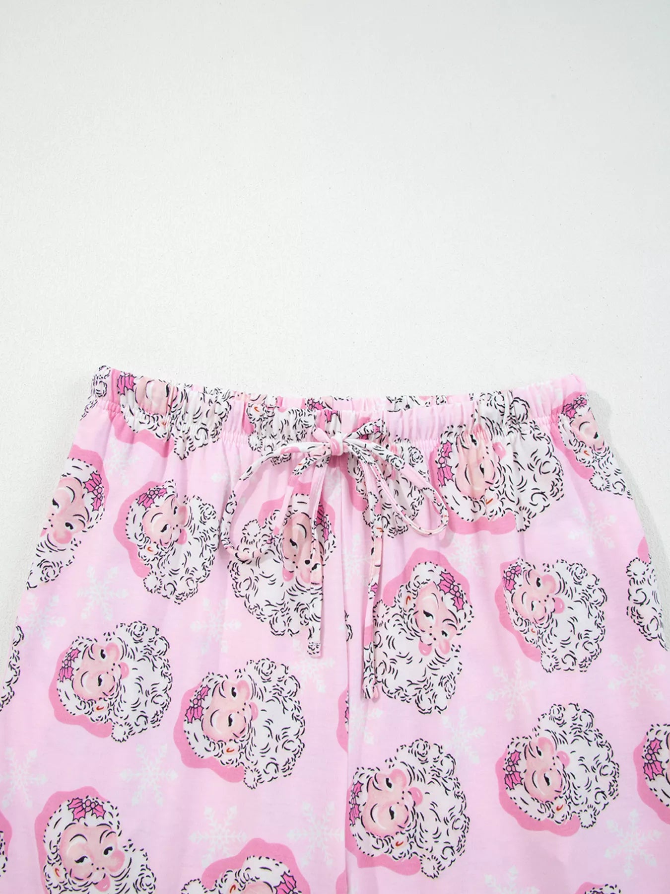 Women's Loungewear Santa Claus Print Set