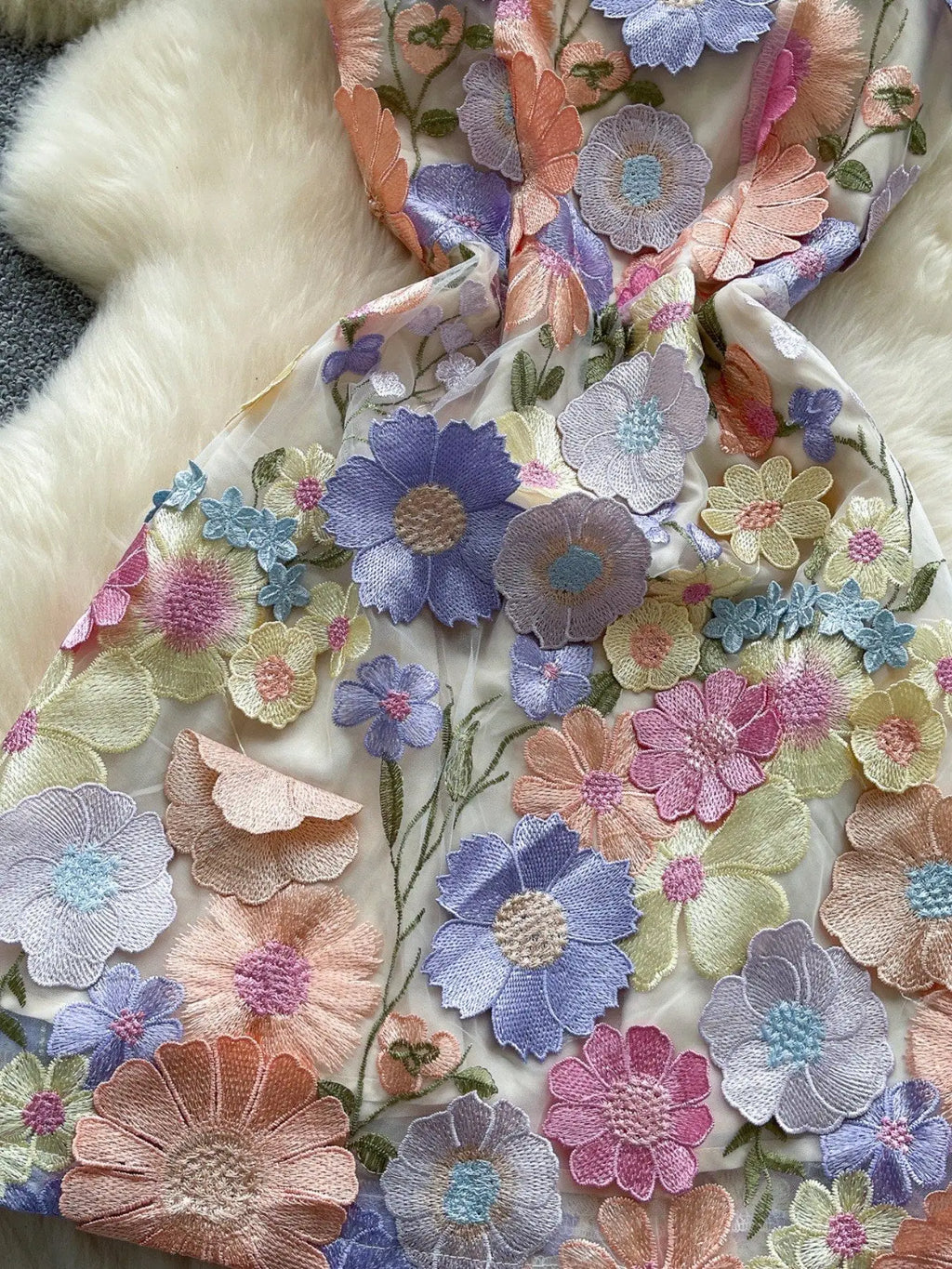 Floral Tie Waist Mini Dress Trendsi
