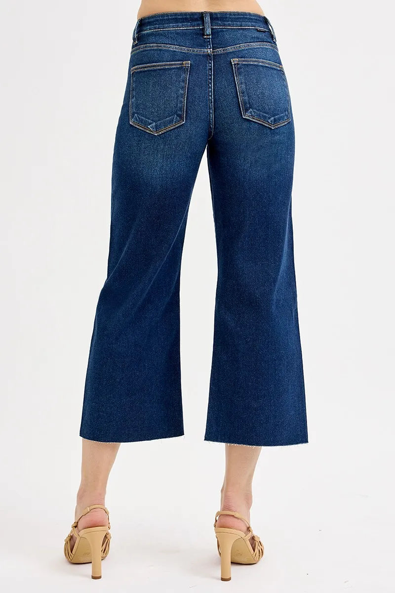 Women's Jeans – High Rise Crop Wide Leg