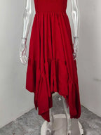 Women's Maxi Dress – Smocked Sleeveless