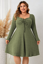 Women's Dress – Honey Sweetheart Ribbed