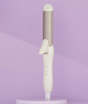 2-in-1 Rotating Hair Curling Iron