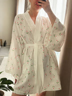 Women's Floral Print Cotton Nightgown