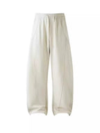 Men's Plus Size Drawstring Wide-Leg Pants