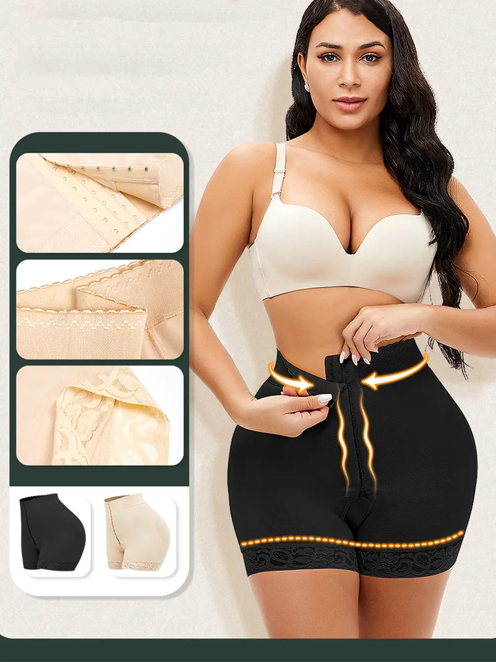Women's Lace Detail Shaping Shorts