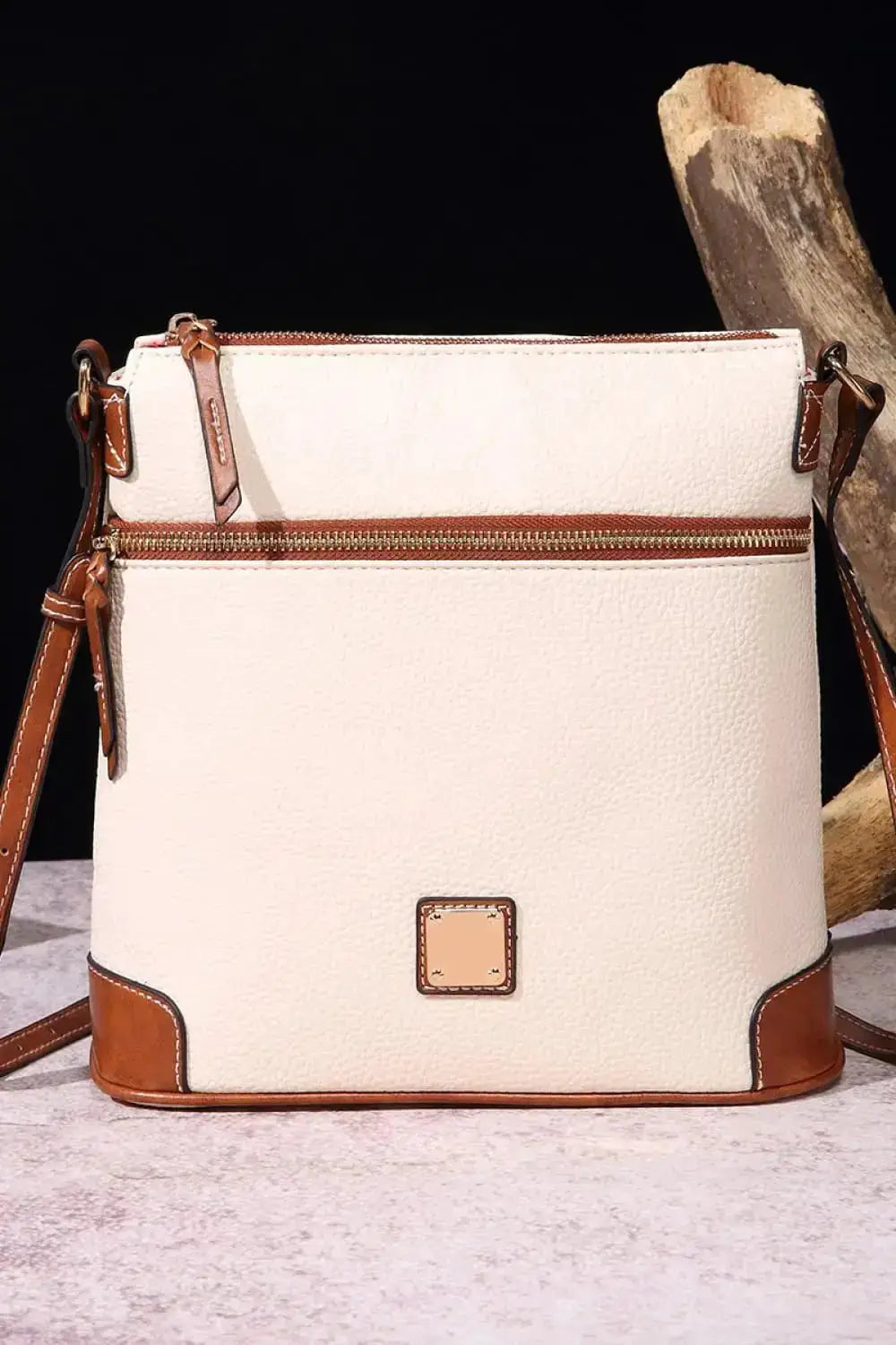 PU Leather Crossbody Bag Medium Size by Parfymia