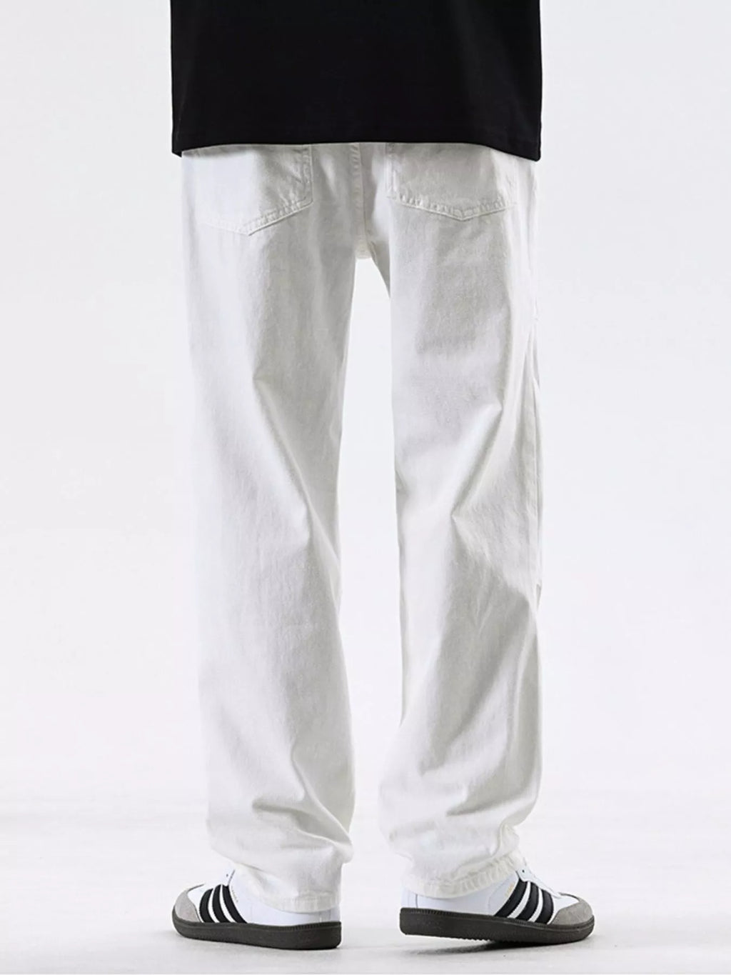 Men's Relaxed Fit Jeans in White