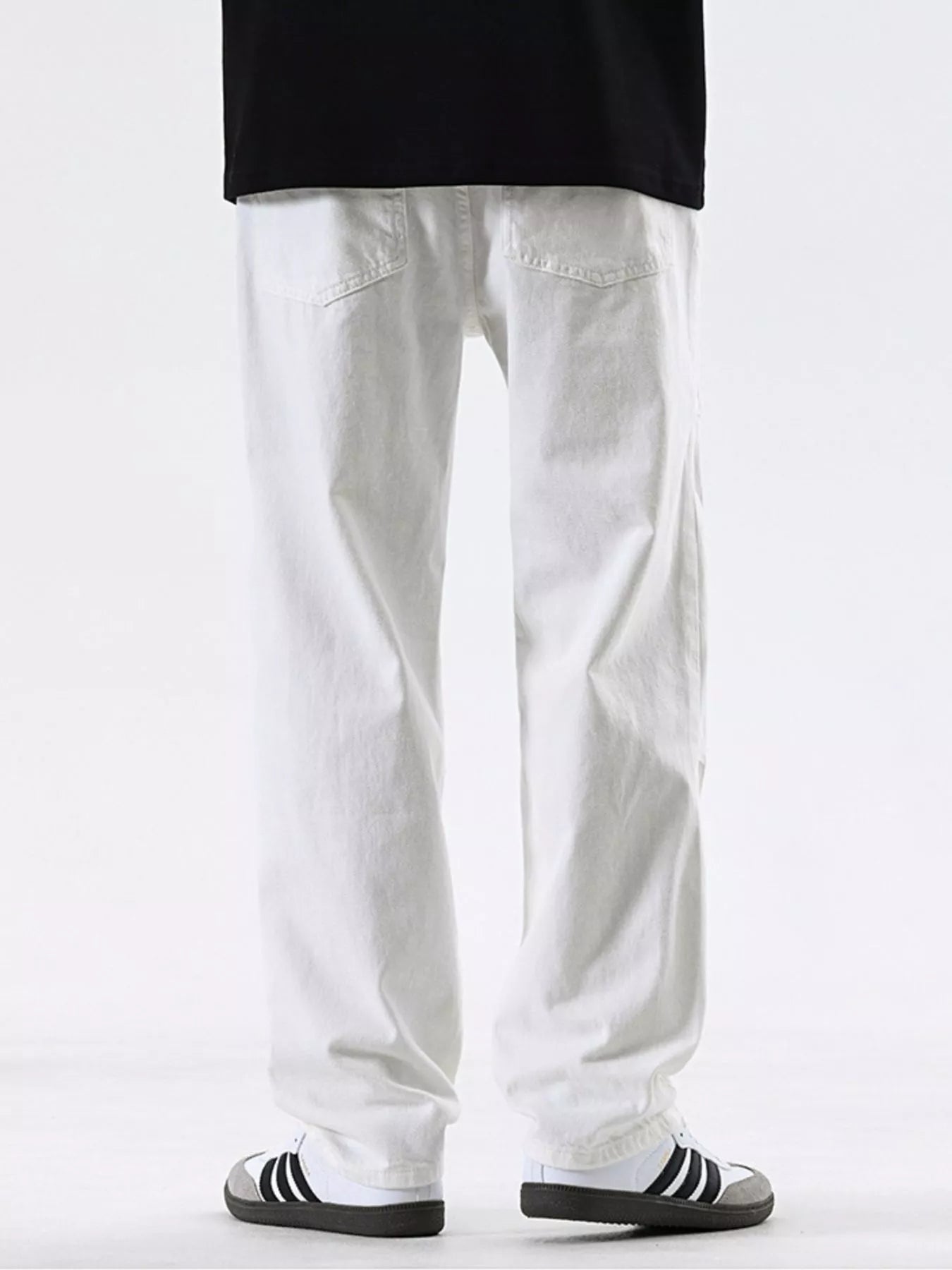 Men's Relaxed Fit Jeans in White