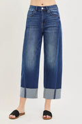 Women's Slouchy Crop Barrel Jeans