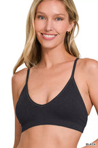 Women's Seamless Bra with Removable Pads
