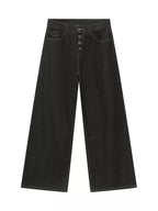 Men's Loose Fit Button-Fly Jeans