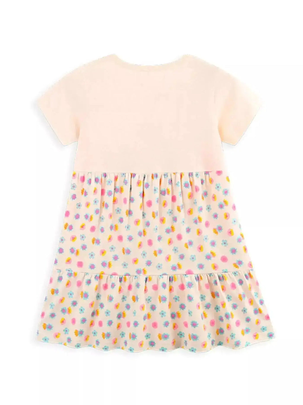 Flamingo Print Casual Dress for Children by Parfymia