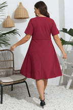 Women's Plus Size Openwork Dress