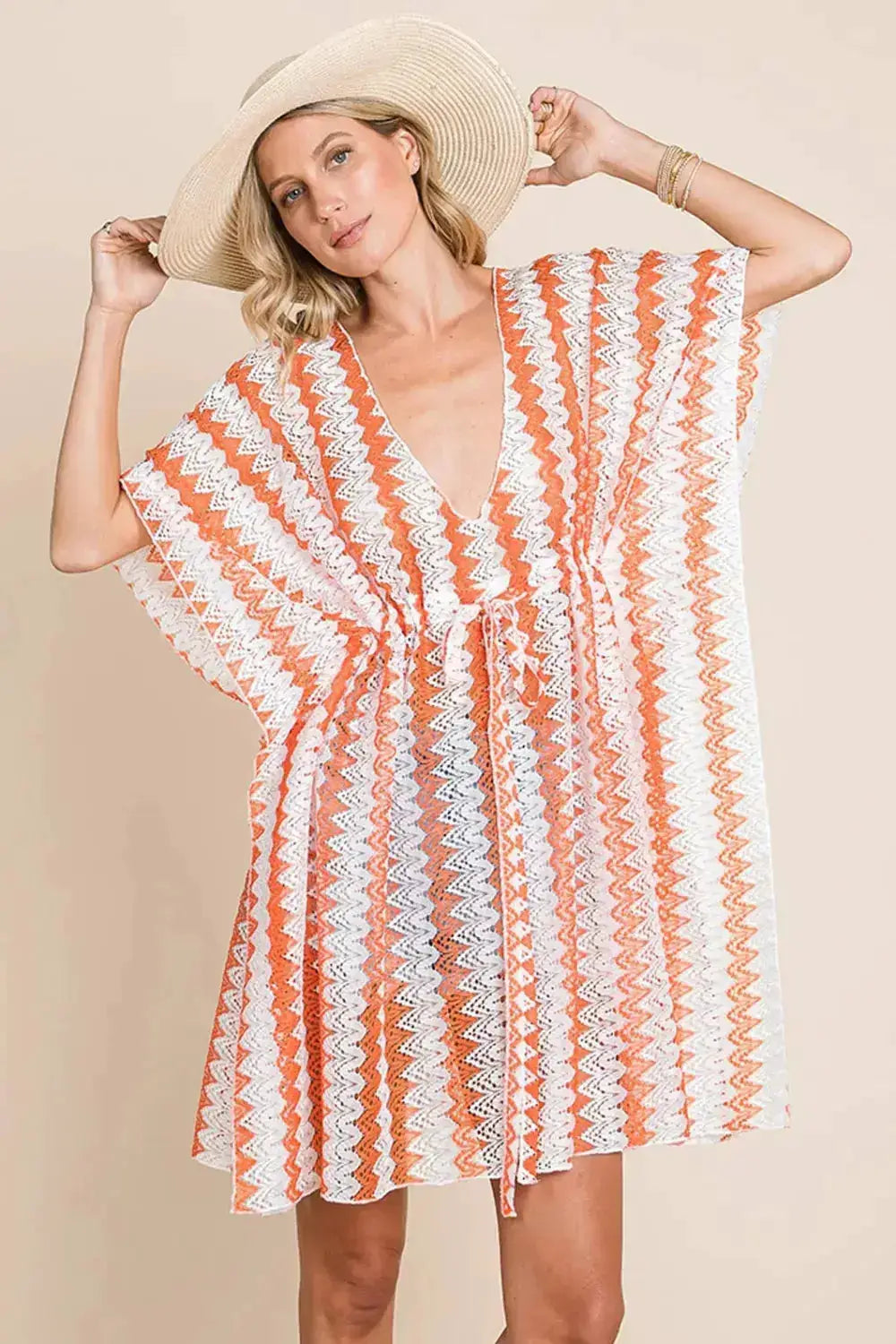Multi Crochet Lace Cover Up by Cotton Bleu by Parfymia